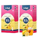 Leeford Lemon & Honey Green Tea for Weight Management Support, 30 × 2 Bags gallery image