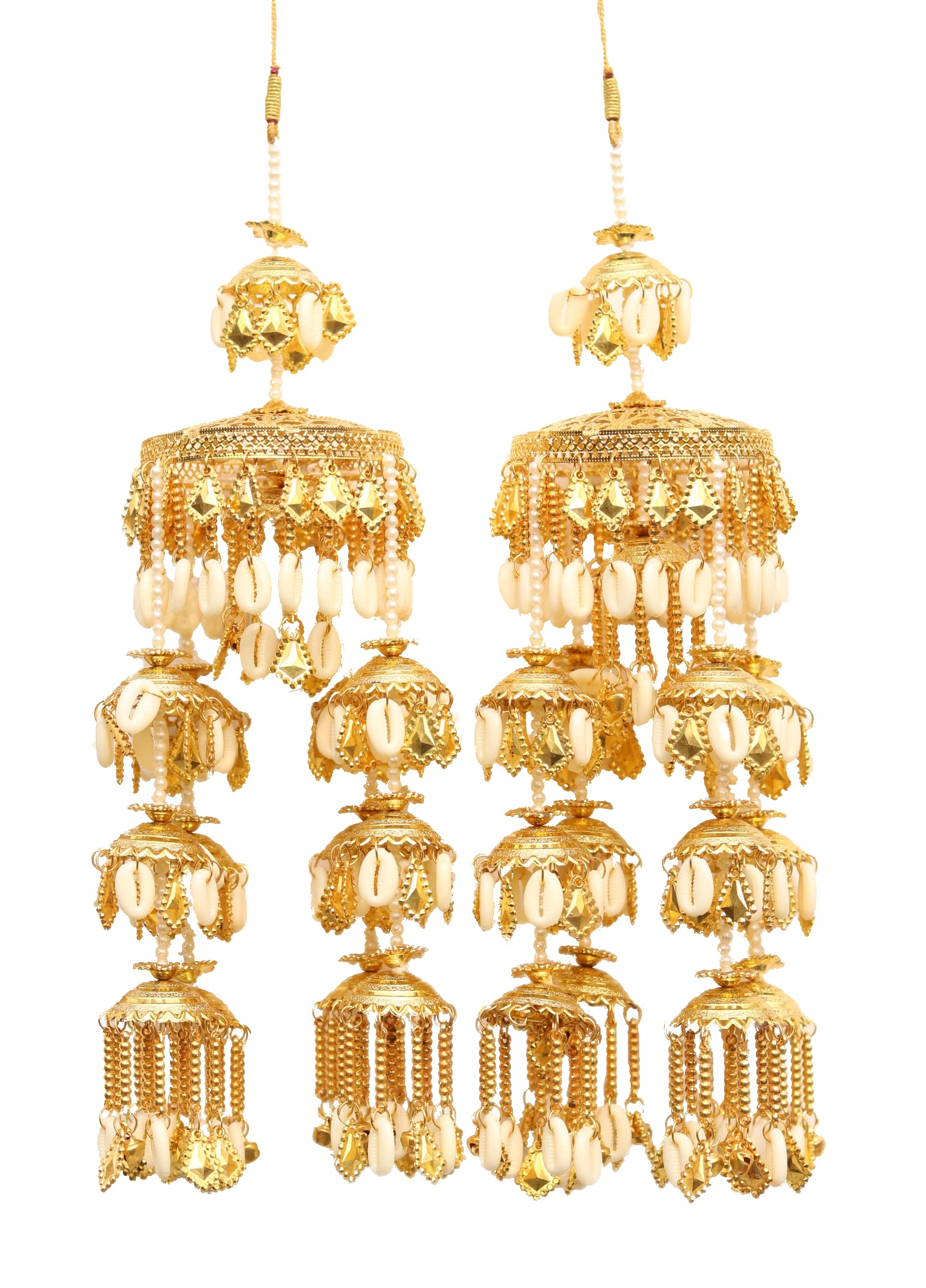 Geetanjali Crafts Handmade Kalira (Red & Gold) Pair/kalere/Kalire/Bridal Hand Hanging Kalira for Brides, Women and Girls 1158 (B0BYVQ2WGF) Amazon Price History, Amazon Price Tracker