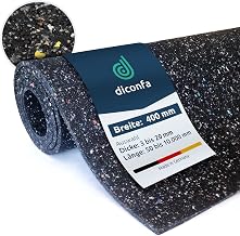 diconfa Construction protection mat Width 400 mm 40 cm - Thickness: 3 to 20 mm - Length: 0.05 to 10 m - SELECTION: 0.3 m (30 cm) long, 20 mm - Non-slip rubber mat