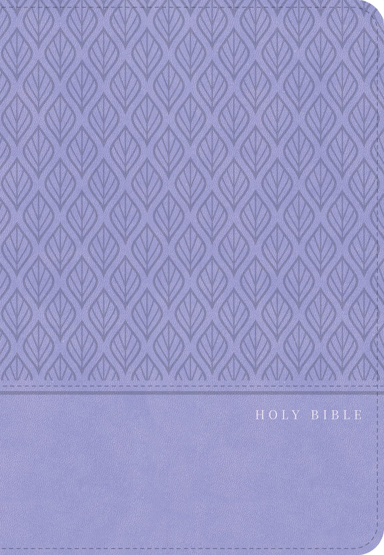 CSB Giant Print Reference Bible, Optimal Type, Digital Study Edition, Lavender LeatherTouch