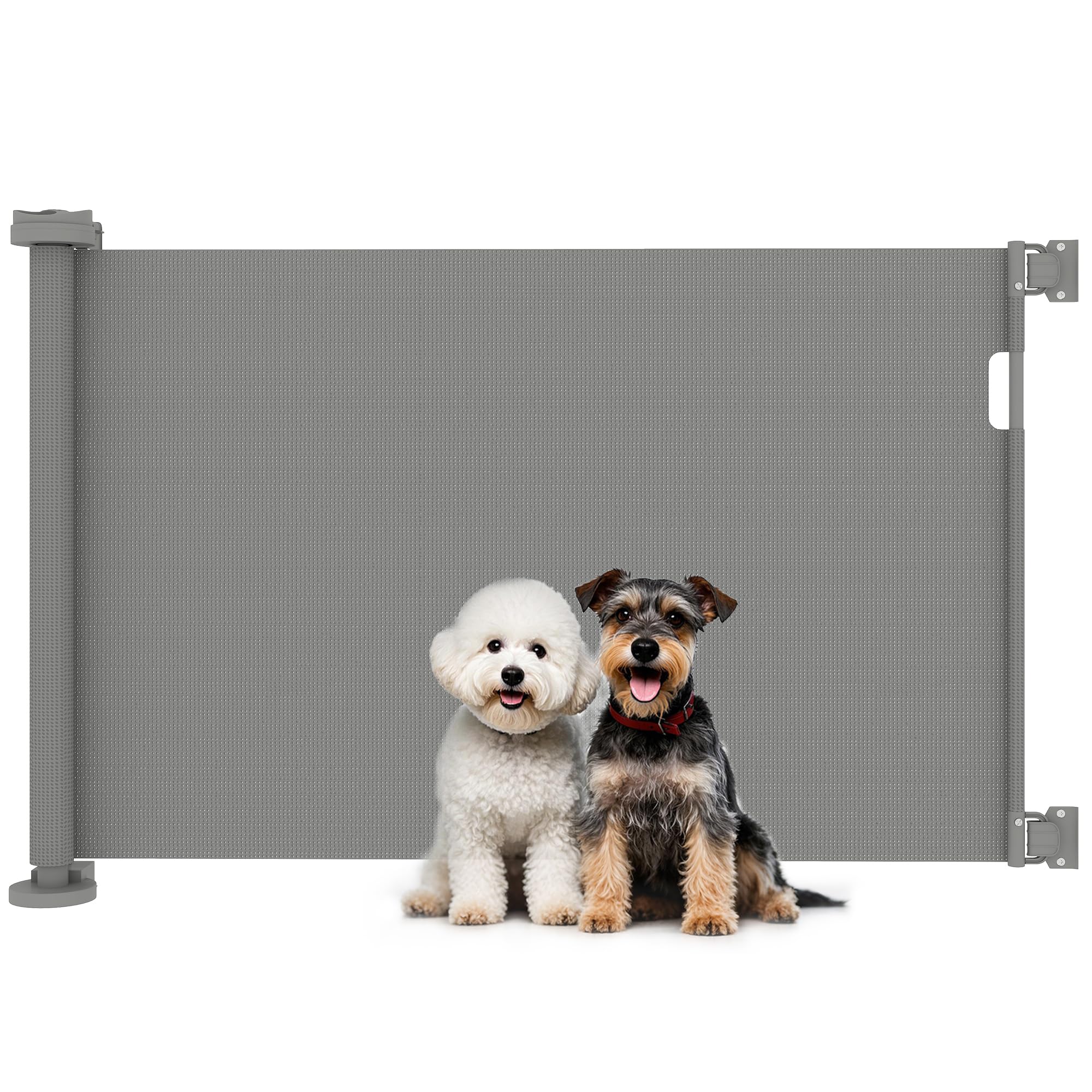 PawHut Treppenschutzgitter Ausziehbar 0-136 cm Breite, 87 cm Hoch