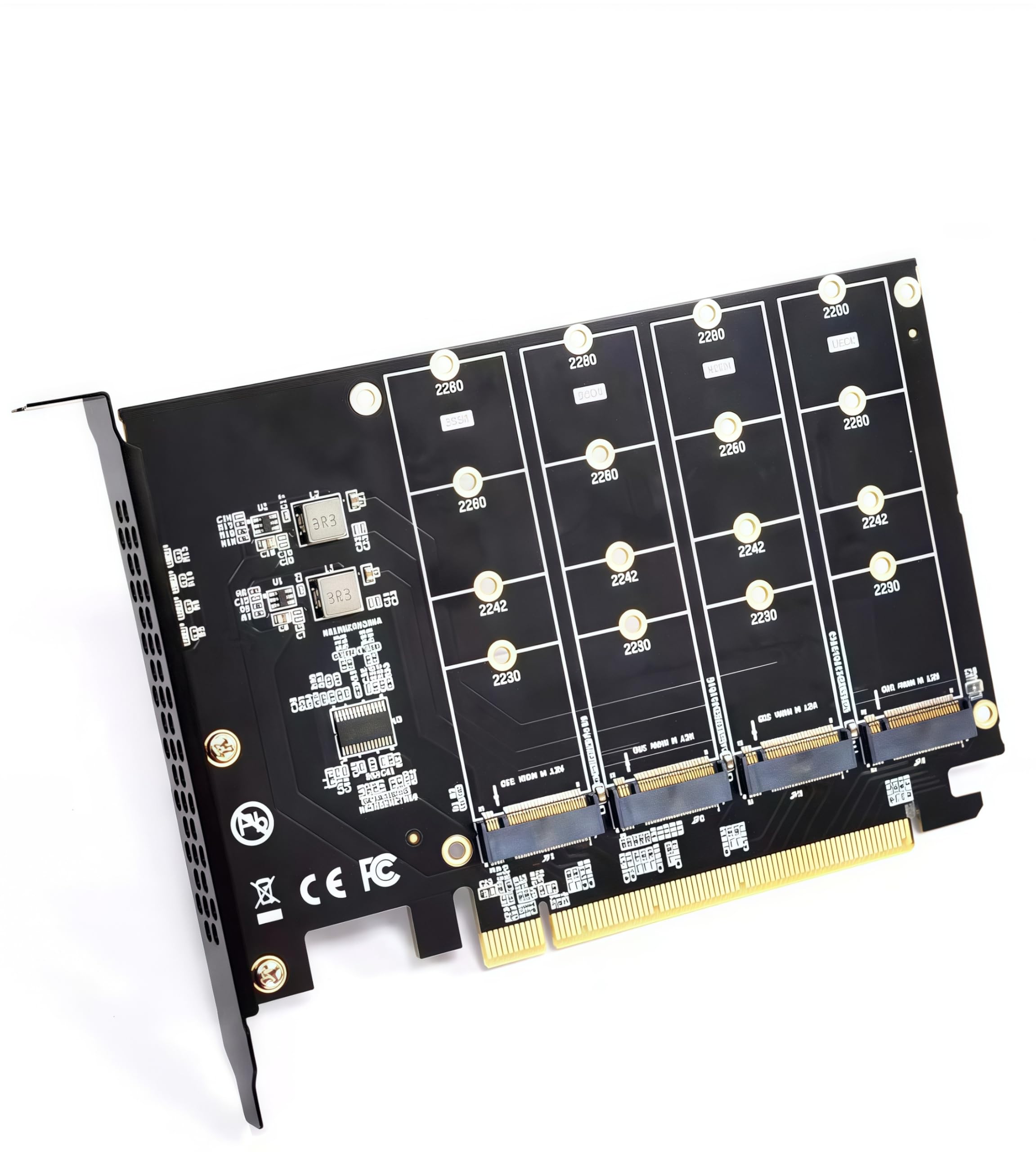 Amazon.com: Rongdeson LM417 Quad NVMe SSD to PCIe 4.0/3.0 X16