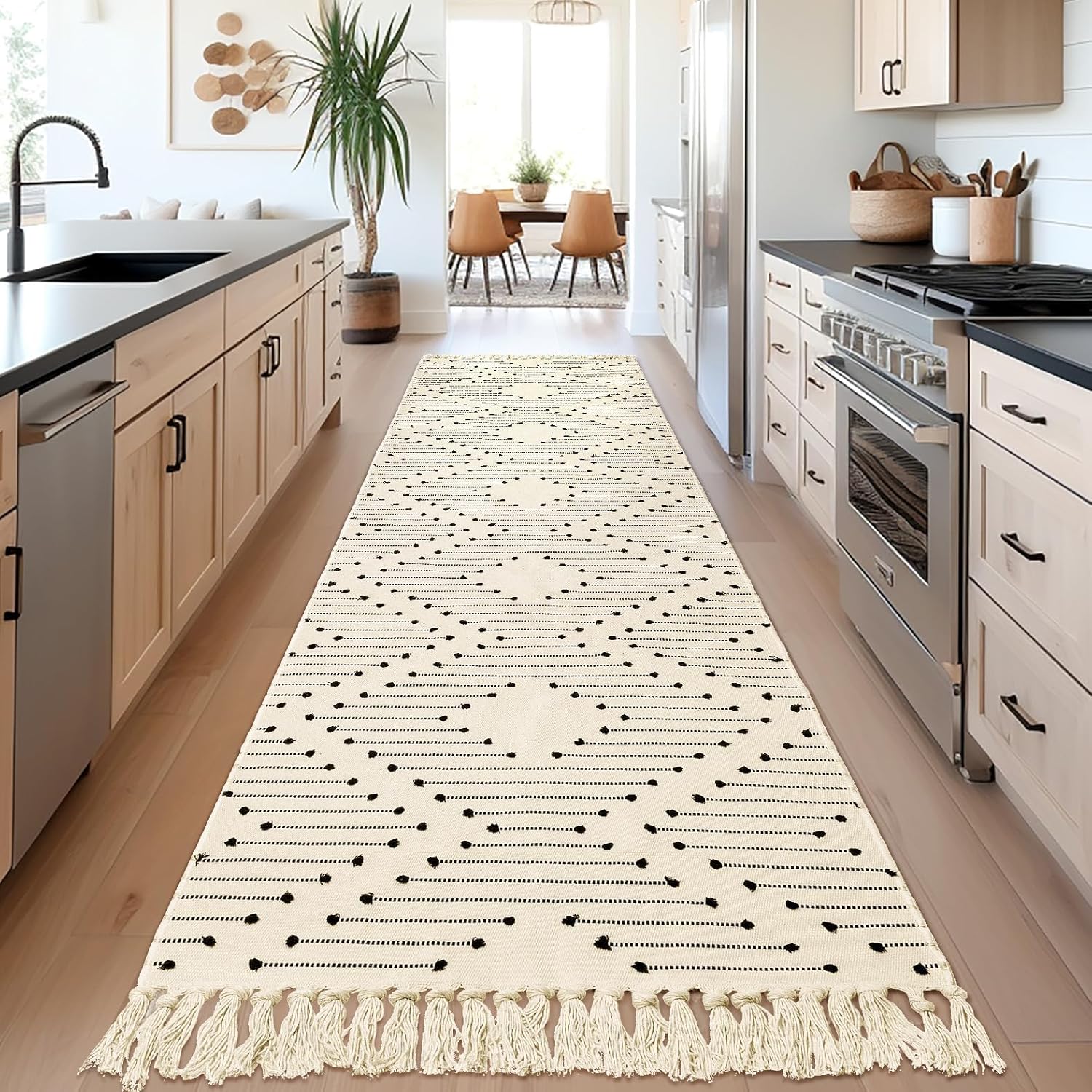 Geanlod Boho Runner Rugs 2x6 Non Slip Washable Rug Runner With Rubber Backing Soft - View #10