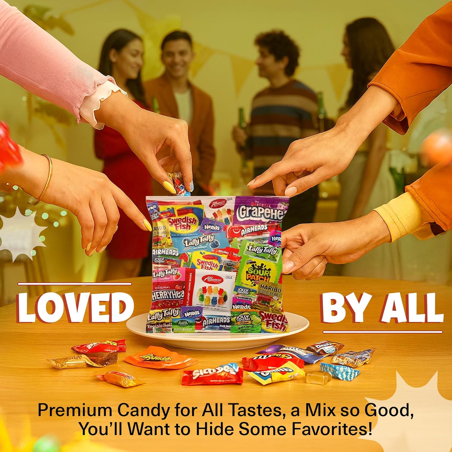 ULTIMATE Assorted Classic Candy Mix Variety Pack, (4 Lbs.) Mega Variety! Fun Size, Individually Wrapped Minis, Bulk Assortment, Perfect Treat Mix For Candy Bowls, Parties, Parades & Piñatas! (4 Pounds)