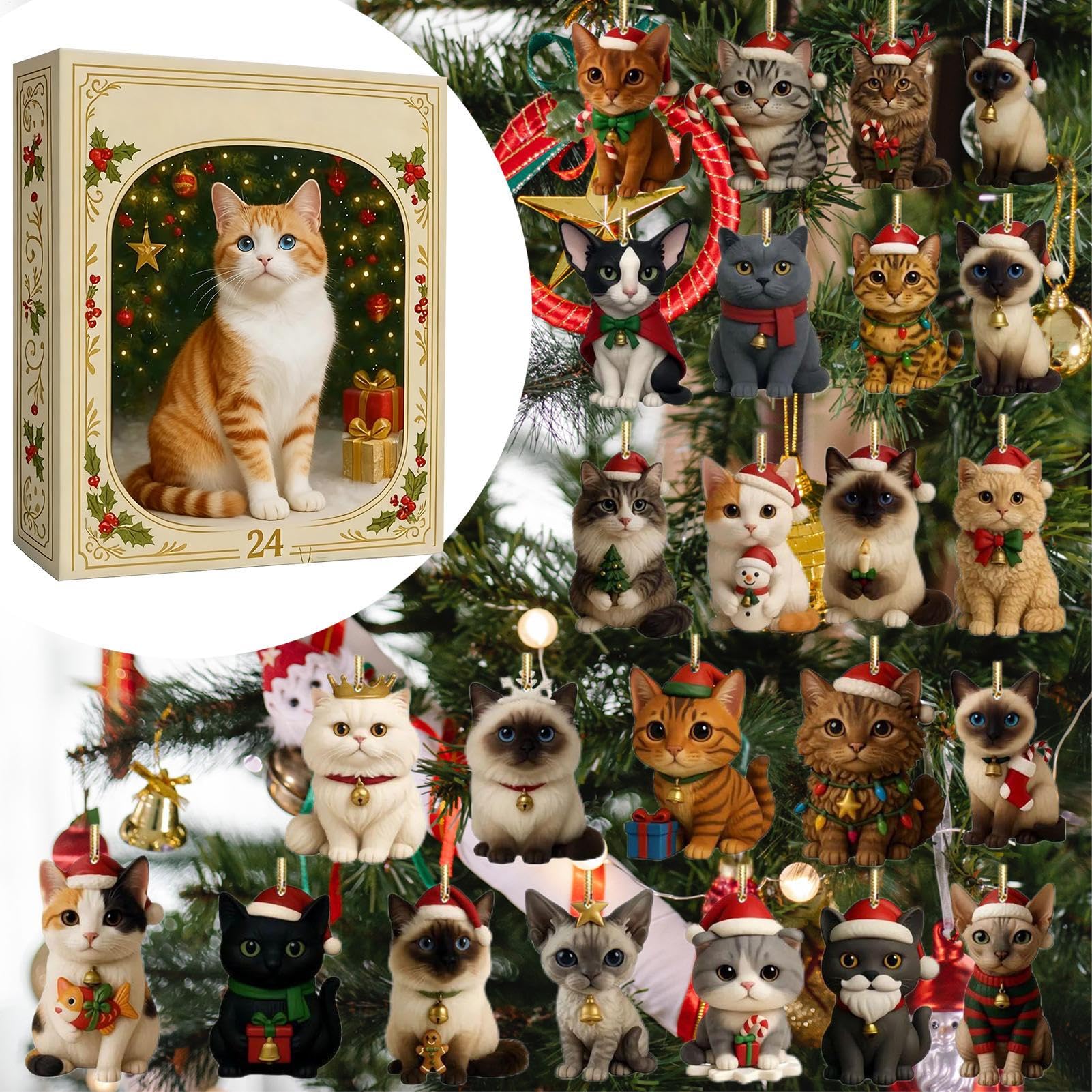 Luxuriöser 2D Parfüm-Adventskalender 2025 ohne Duft für Frauen, 24. Tag der Schönheit, Countdown