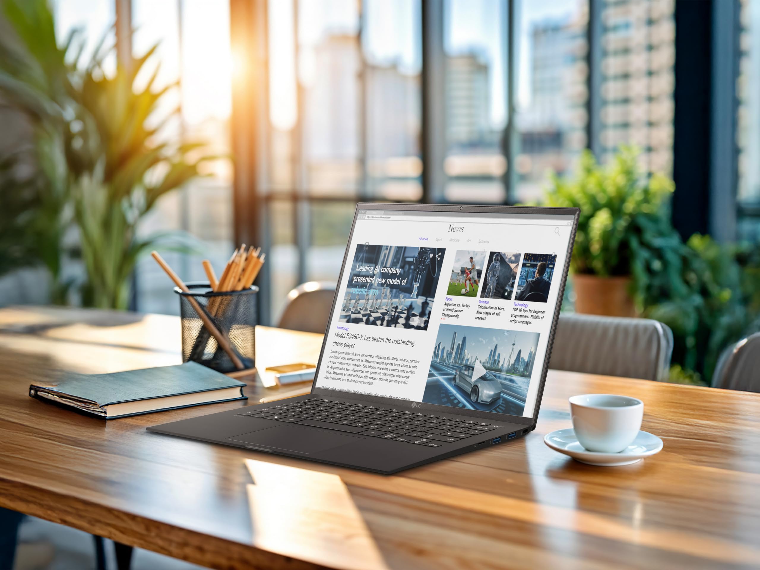 LG gram 14Z90RU, Notebook 14" 1920 x 1200, Intel Core i5-1334U, 16GB RAM, 1TB SSD, Ultraleggero solo 999g, Batteria 72Wh, Windows 11 Home, Tastiera italiana, Nero