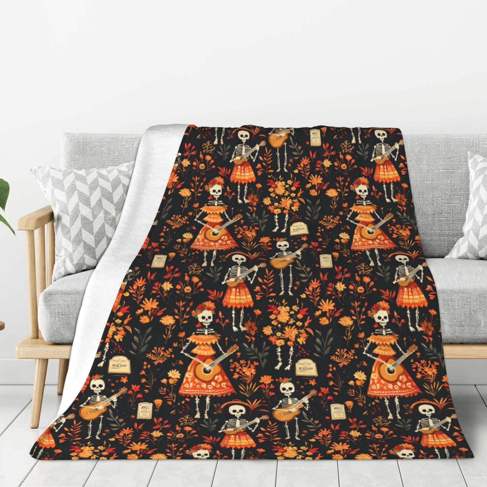 Couverture de voyage légère contre le froid nocturne, plaid lit et canapé doux