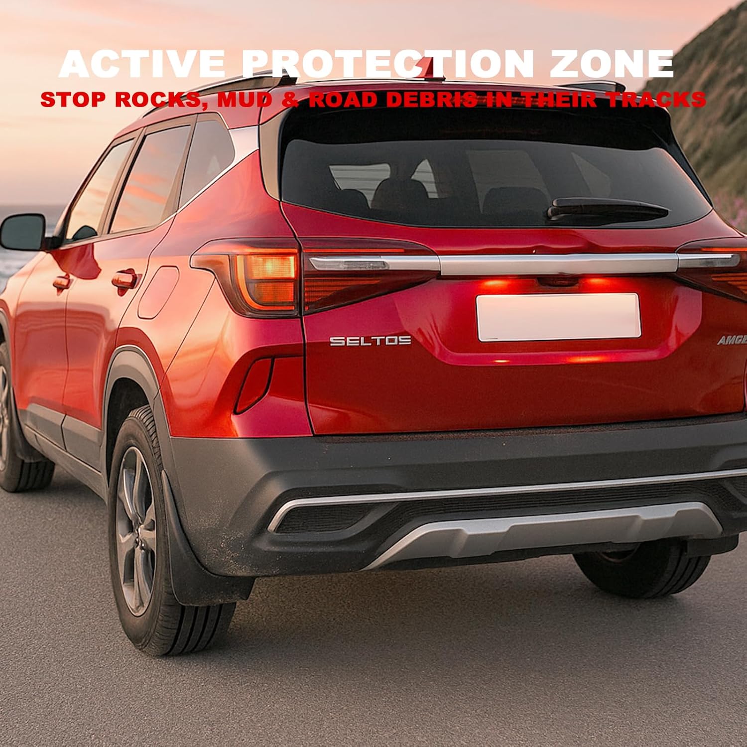 4Pcs Mud Flaps fit for 2020 2021 2022 2023 2024 2025 Kia KX3 /Seltos Mud Guards Front Rear Mudflaps Splash Guard Protector Accessories