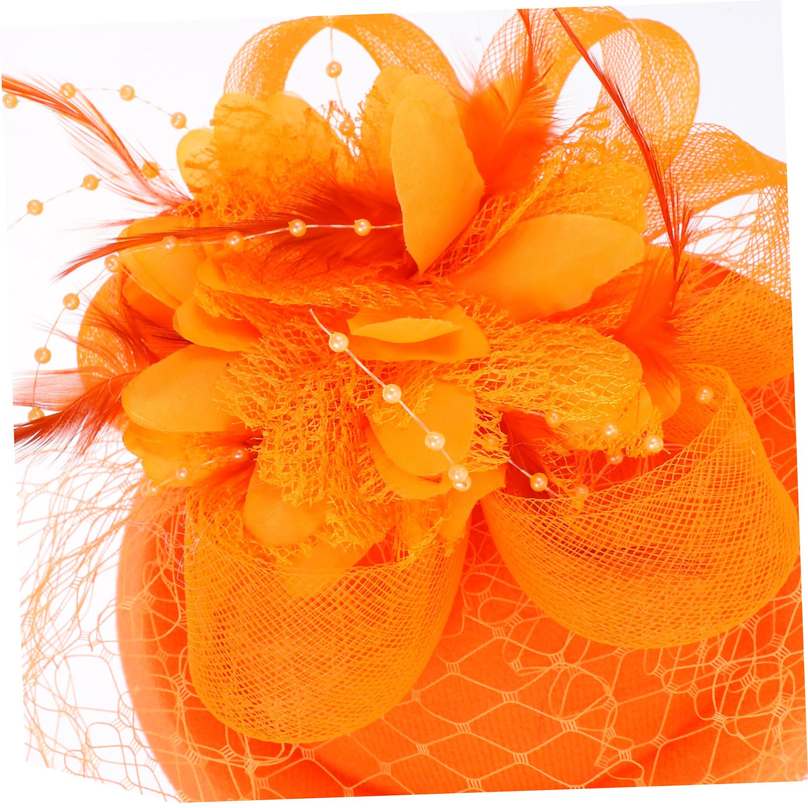 WOONEKY Tocado De Malla Con Pinza Para El Pelo Accesorio Para Bodas Banquetes Fiestas Fiestas De Té Estilo Vintage Para Novias