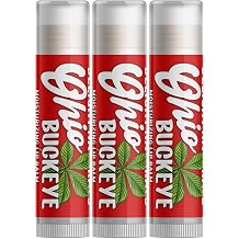 Delight Naturals Ohio Buckeye Lip Balm - Set of Three