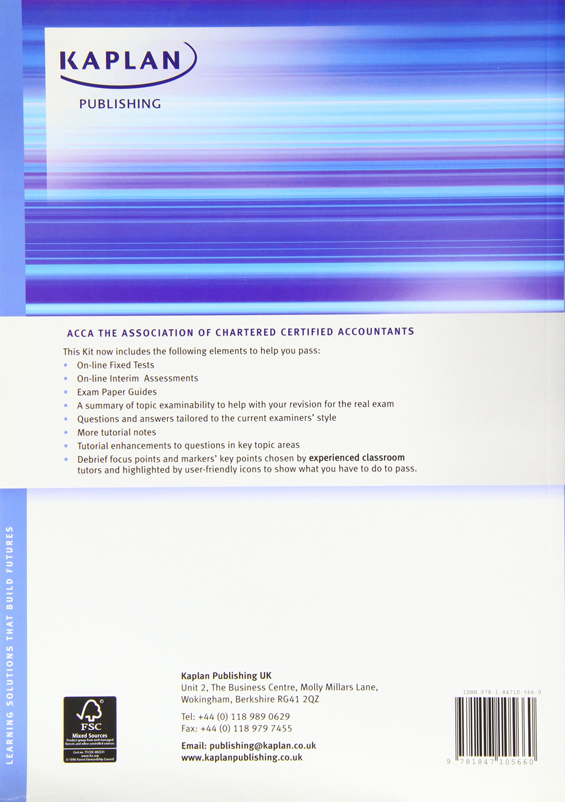 Exam Kit (F8 Audit and Assurance AA (UK))