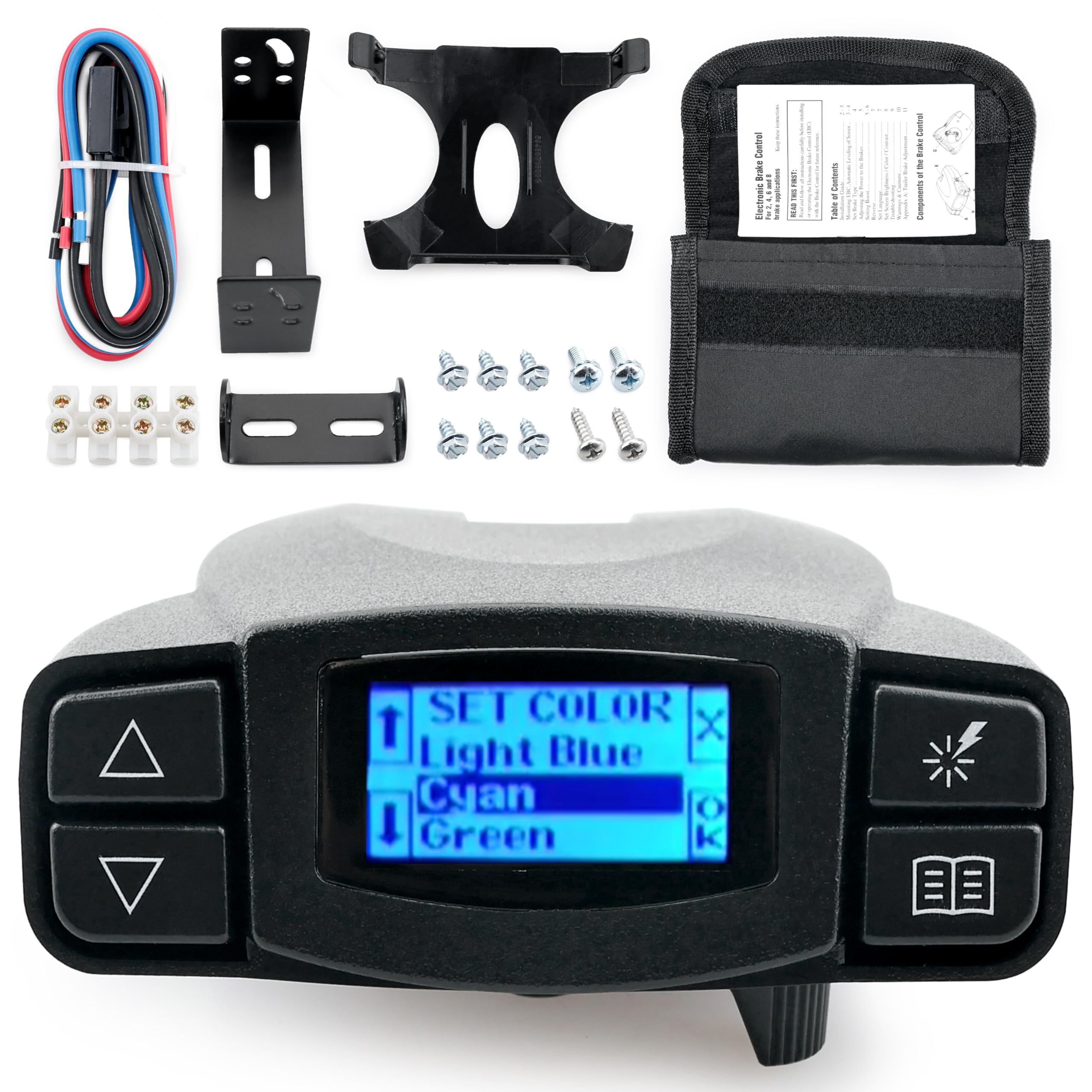 90195 Electric Proportional Trailer Brake Controller is Designed to Seamlessly Fit Silverado, Ram, Tacoma, F150 Trucks, Serving as A Perfect Replacement for The Tekonsha P3 Brake Controller