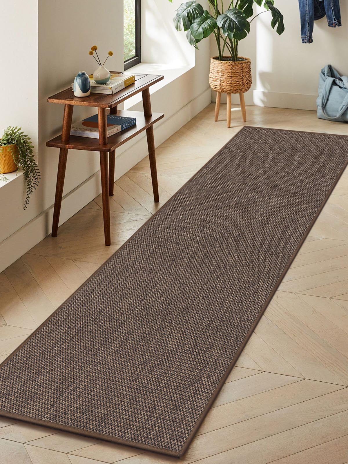 LEKEEPGO Alfombra Cocina Lavable Antideslizante 43.5x200cm, Alfombras Cocina Lavable, Alfombra Pasillo Larga, Tapete Cocina, Absorbente Alfombra para Cocina, Comedor, Lavadero, Pasillo, Gris — view 13