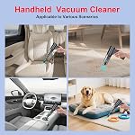 JVSCAM Compressed Air Duster,150000RPM Électrique Air Duster, Aspirateur & Aspirateur 3-in-1, Rechargeable avec 3-Gear Vitesse de vent réglable pour le clavier, l'ordinateur, la voiture, la maison et le sac de stockage scellement