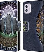 Vista 12 de Head Case Designs Funda de piel con licencia oficial de Brigid Ashwood Awen Celtic Wisdom 3, tipo cartera compatible con Apple iPhone 11