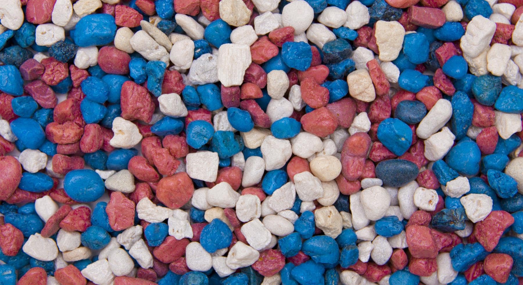 Dihl 4KG Unipac Aquarium Cosmic Stellar Gravel Stones, 5mm to 8mm Grain Size, Decorative Substrate, Non-Toxic Durable Epoxy Coated in Metallic Finish. Pink, White, Blue Mix, 4 KG