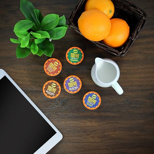 Miniatura 5 de Mucho Gusto Paquete variado de cápsulas de café, compatibles con cafeteras K Cup incluyendo 2.0, 40 unidades (paquete de 1)