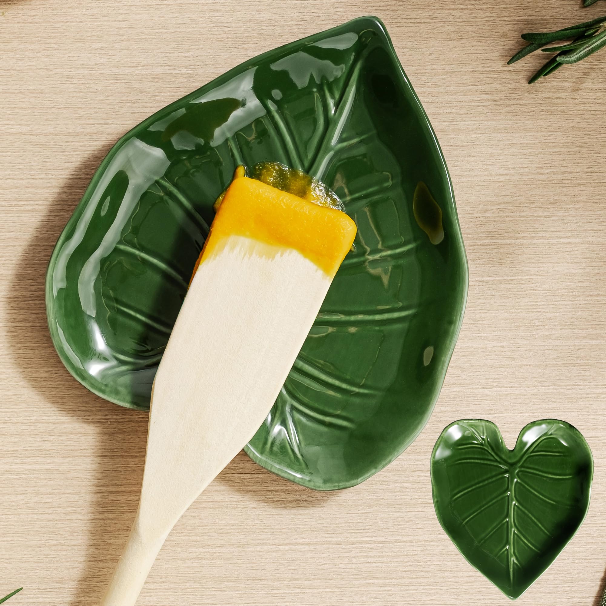 Cute Leaf Spoon Rest - Kitchen Decor -8 Cute Leaf Spoon Rest - Kitchen Decor -8