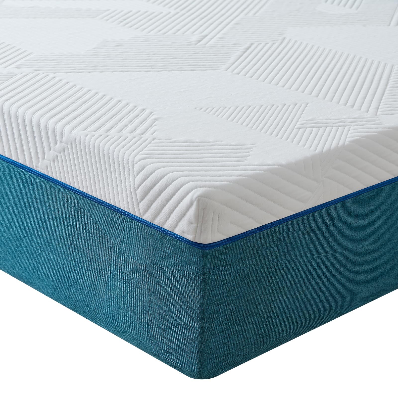 Hiimgo Double Mattress Memory Foam Breathable Medium Firm Perfect for Body Support, Durable for Double Bed Mattress(135x190x22cm)