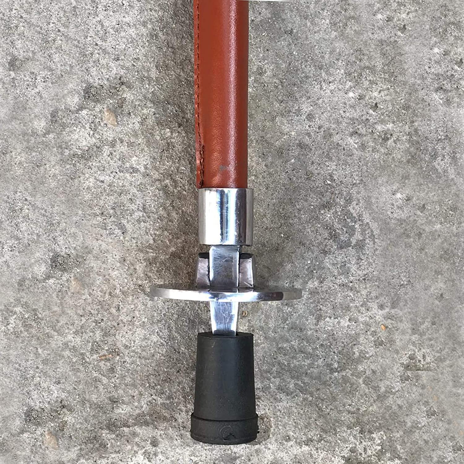 H E Bastón de asiento de tiro con sillas plegables de cuero | Bastón ligero | Equipo de caza Bastones de tiro marrón antiguo ajustable | Royal Stewart Tartan (CH)