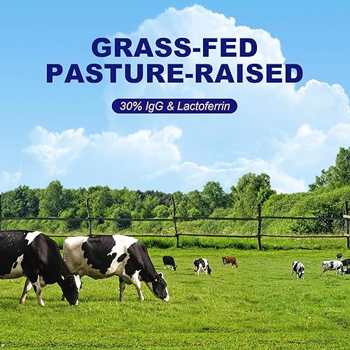 Miniatura 5 de Polvo de colágeno de calostro bovino alimentado con pasto para mujeres y hombres, péptidos de colágeno hidrolizados en polvo con probióticos