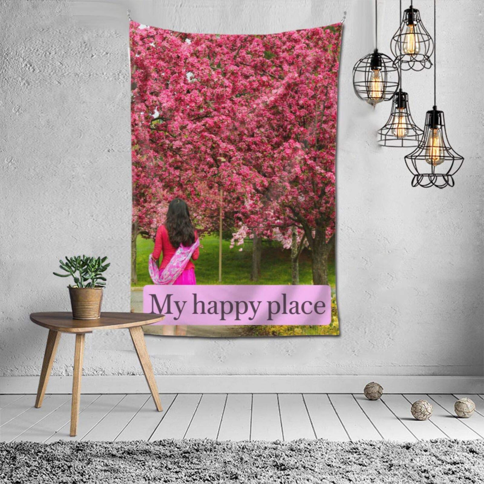 U/S Rule of A Lady Polyester Plaid Curtain (One Size)