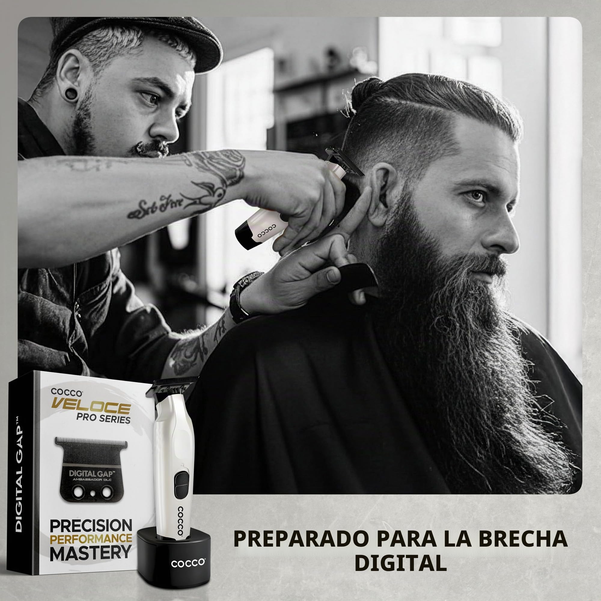 Cocco Veloce Pro Trimmer Pearl White - recortadora de acabado