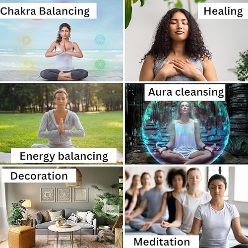 Miniatura 3 de Jet - Cristal de 20 puntos de cuarzo Merkaba Star Chakra Platónico Curación Reiki Potencia Brasileña Peso aproximado 0.18-0.25 oz