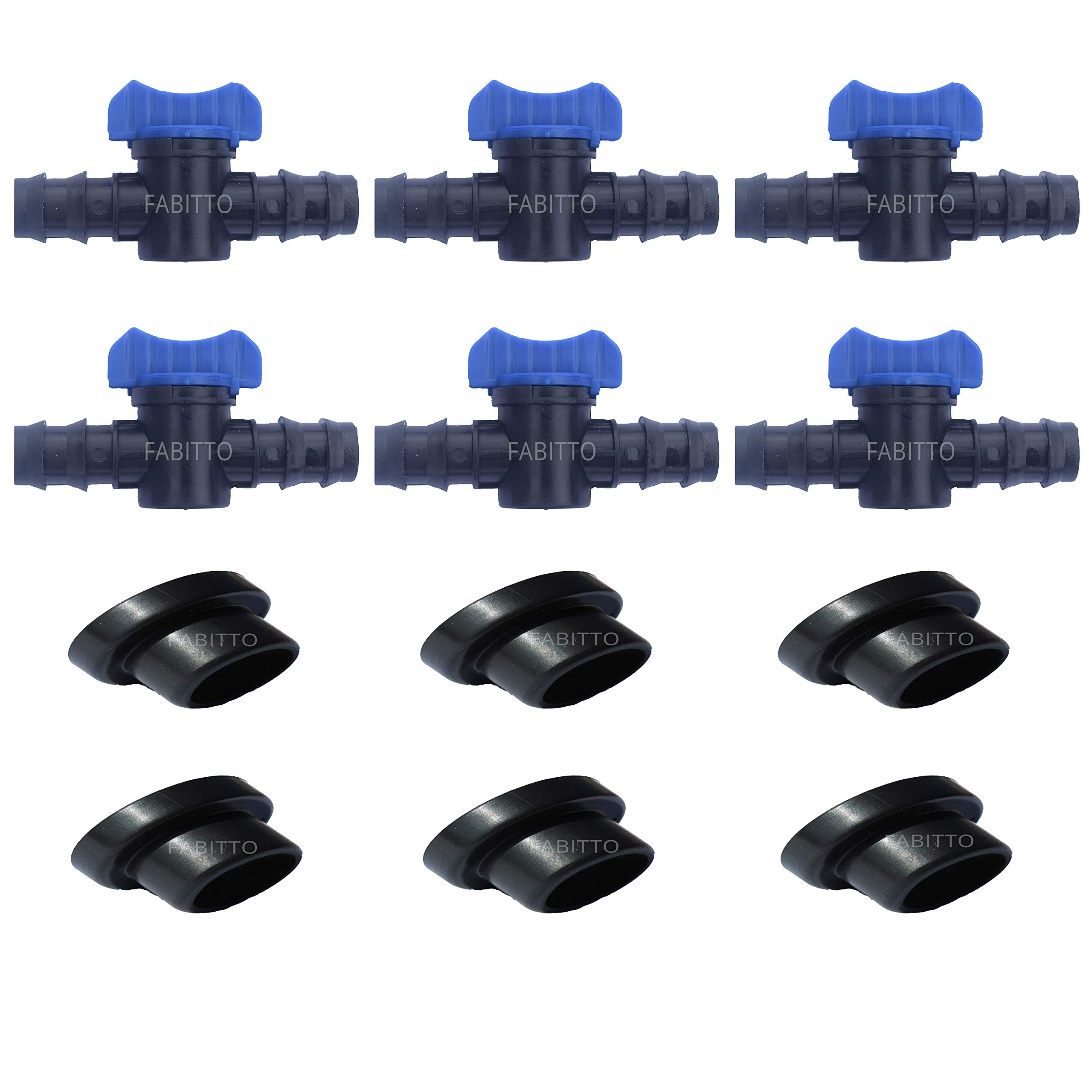 FABITTO 16mm Drip Irrigation Pipe Rubber Grommet Straight Tap Connectors Garden Watering take up for Hose PVC Pipe Set of 26. (B08474JQNB) Amazon Price History, Amazon Price Tracker