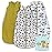 Cute Castle Baby Sleep Sack 0-6 Months - Lightweight 100% Cotton 2-Way Zipper TOG 0.5 Infant Wearable Blanket, Newborn Essentials Toddler Sleep Clothes, 3 Pack(Honey, Dinosaurs, Letters)