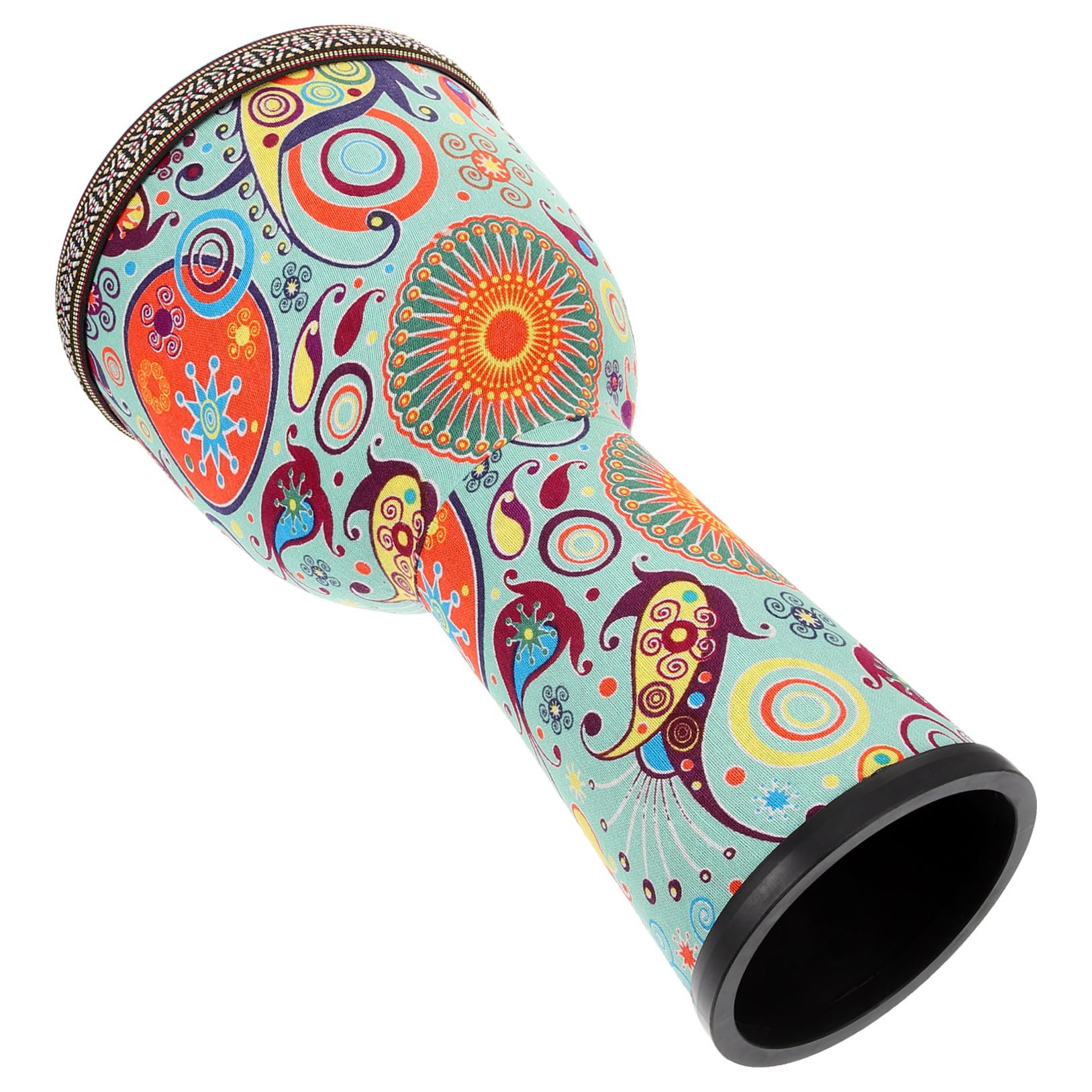 Djembé Africano de Mano 8 Pulgadas Ligero para Principiantes | Pvc, Diseño Patrón Único y Varios Estilos, Uso Versátil, Instrumento de Percusión Estilo Aleatorio