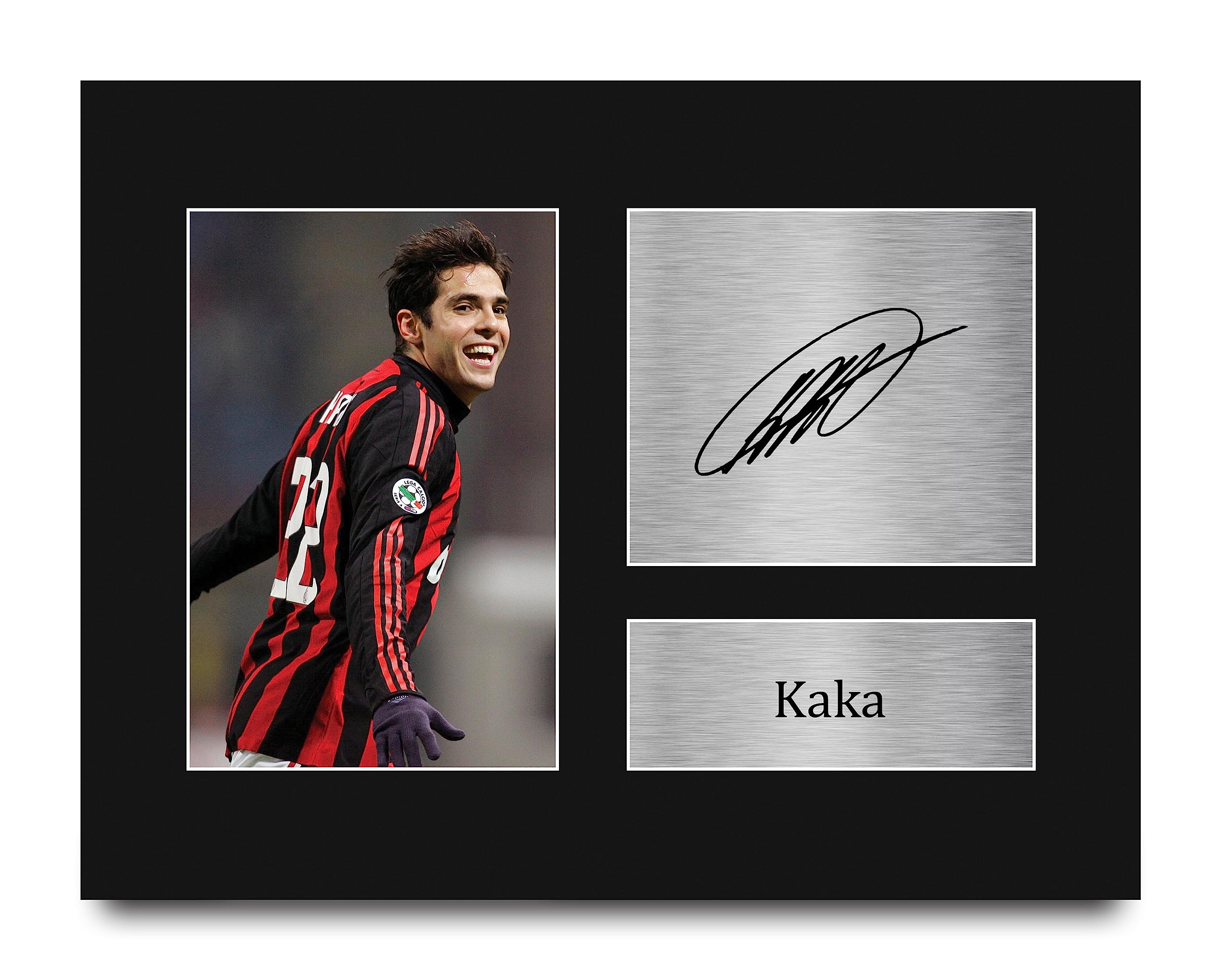 HWC Trading Kaka A C Milan Gifts Printed Signed Autograph Picture for Football Fans and Supporters - US Letter Size