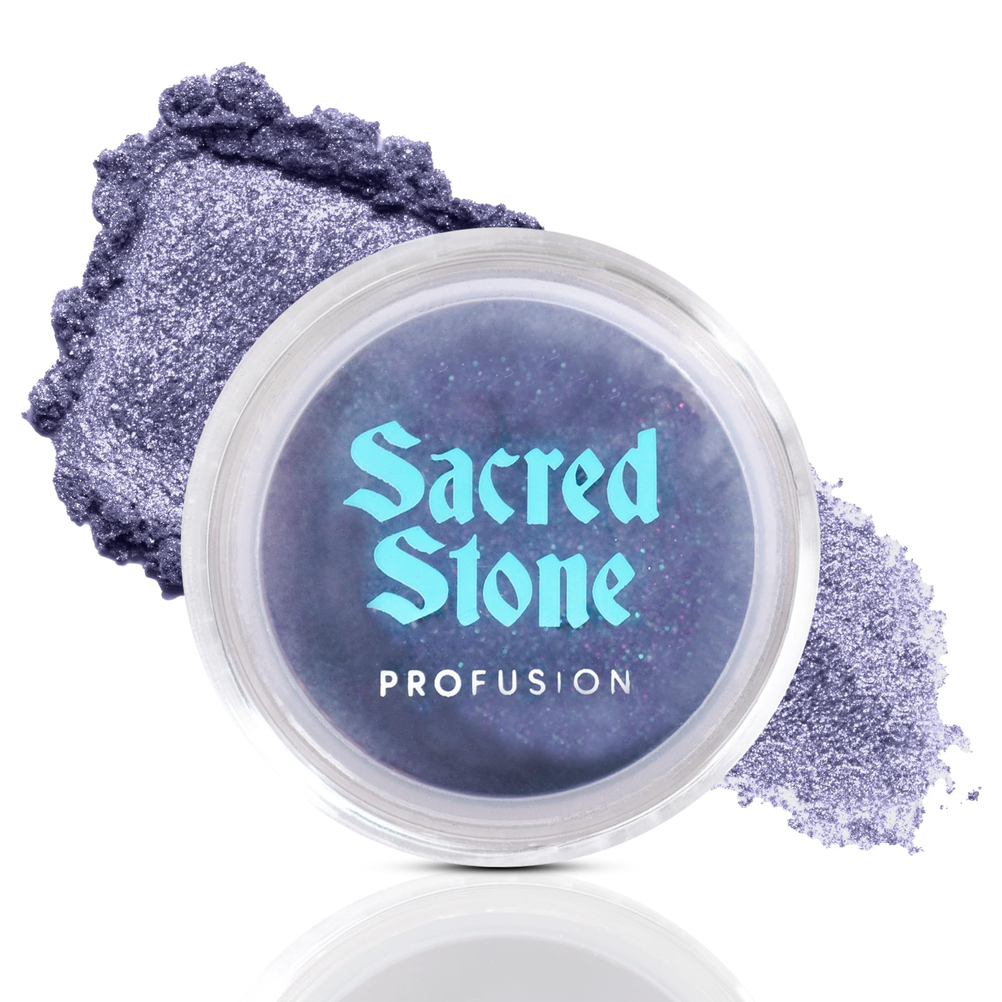Profusion Cosmetics Sea Witch Duochrome Sacred Stone Eyeshadow - Smooth, Mesmerizing Blue-Purple Color-Shifting Pigment with a Rich Vibrant Texture,