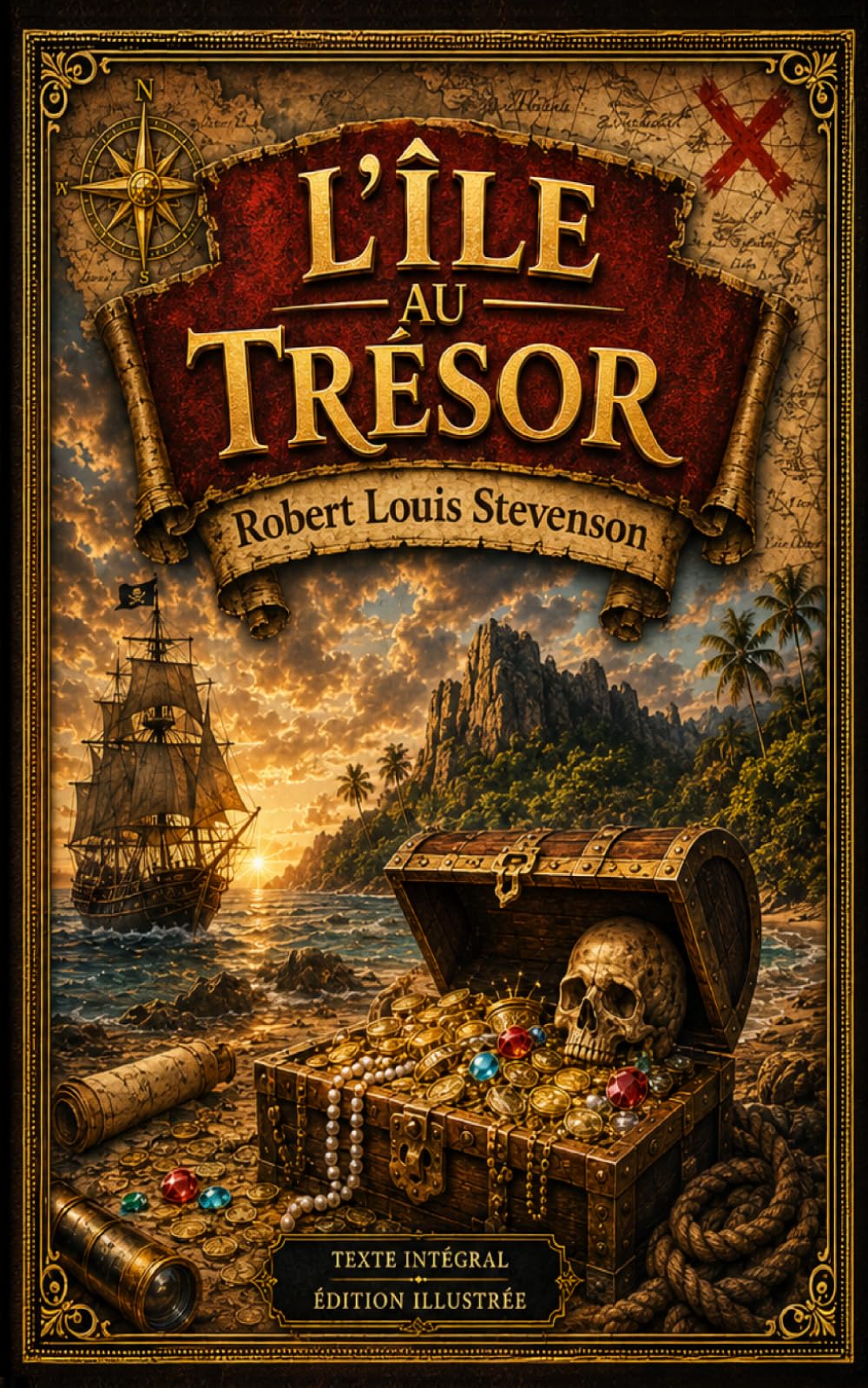 L'Ile au Trésor: Edition illustrée
