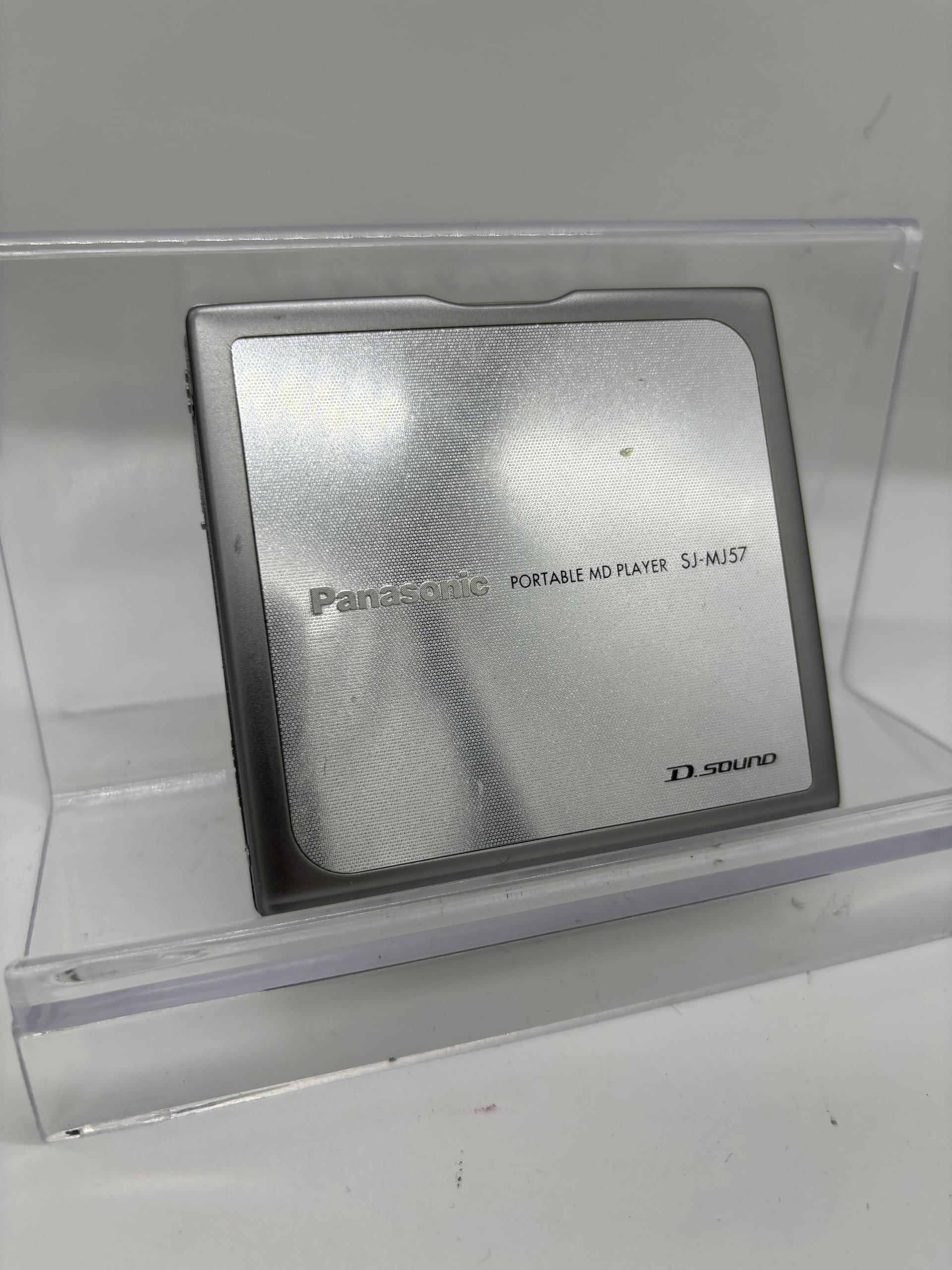 Amazon.co.jp: パナソニック ポータブルMDプレーヤー シルバー SJ-MJ57 