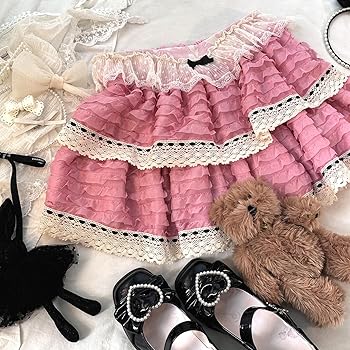 コットンフリルリボンティアードミニスカート フリルリボンティアードミニスカート[at2322] | レディース