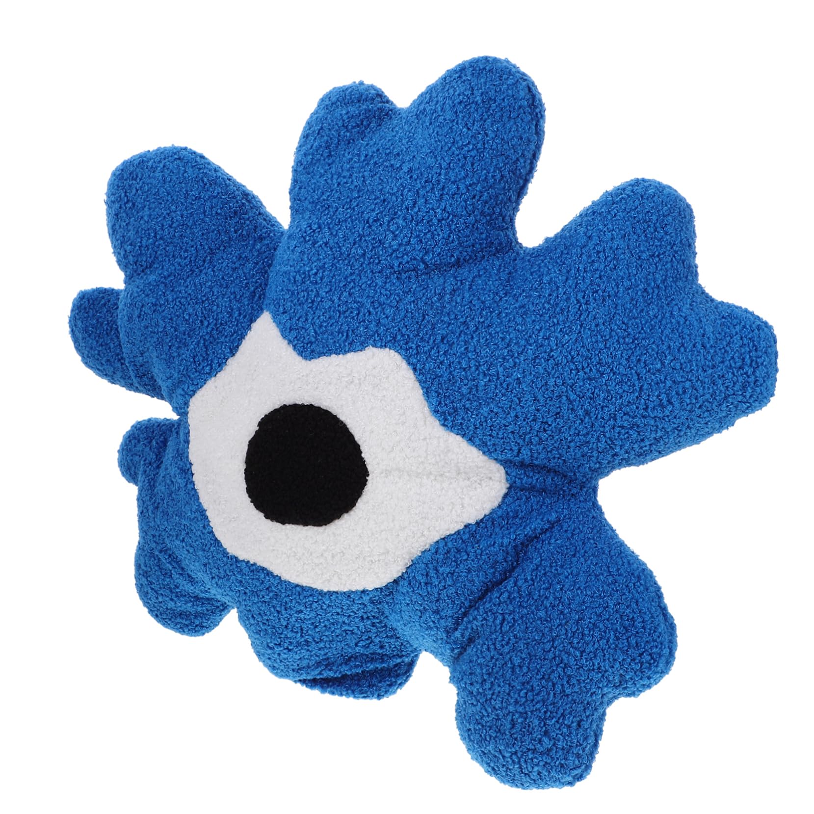 Hohopeti Cuscino a Forma di Fiore in Peluche Blu, Decorativo