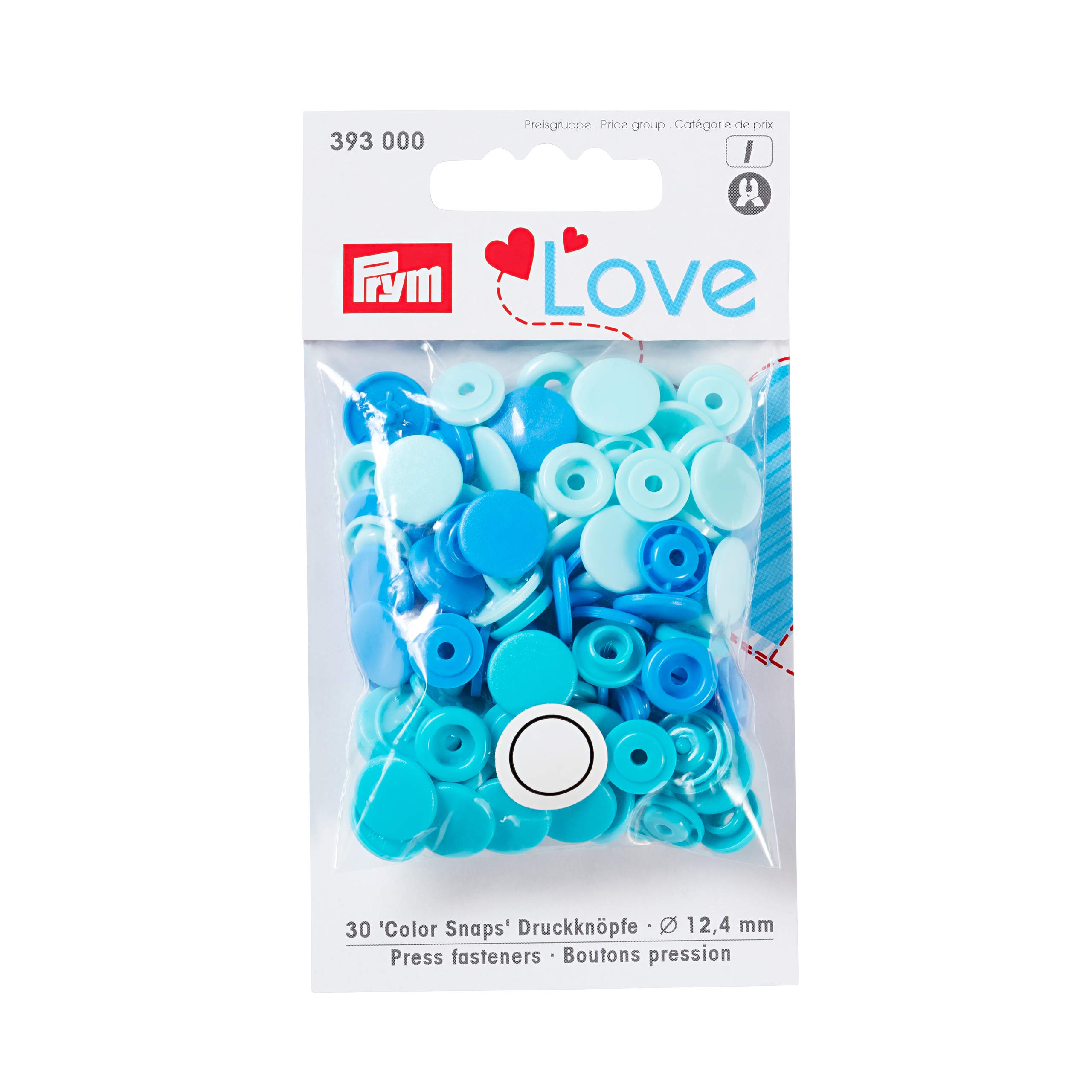 Love Round Snaps Press Fasteners
