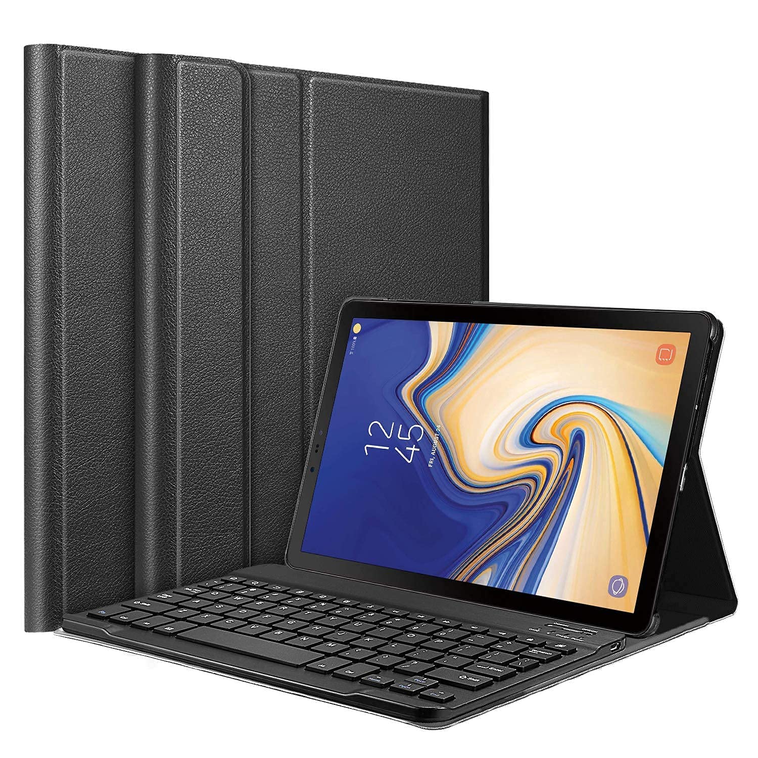 HOM 3 Fold Wireless Bluetooth Keyboard Stand with Detachable Tablet Cover Case for Samsung Galaxy Tab S4 10.5 T830/T835 (B093CKXFYY) Amazon Price History, Amazon Price Tracker