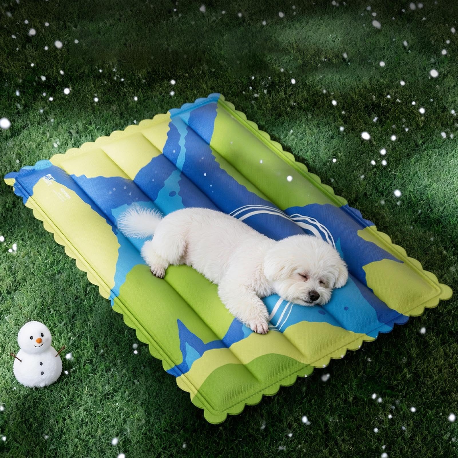 Tappetino Rinfrescante per Animali Cuccia Portatile Rilassante Gatti | Tappetino Rinfrescante per Cani Interno Cuscinetto Gatti per Cuccioli Cane Gatto Interno Esterno Casa Viaggio Gabbia Divano