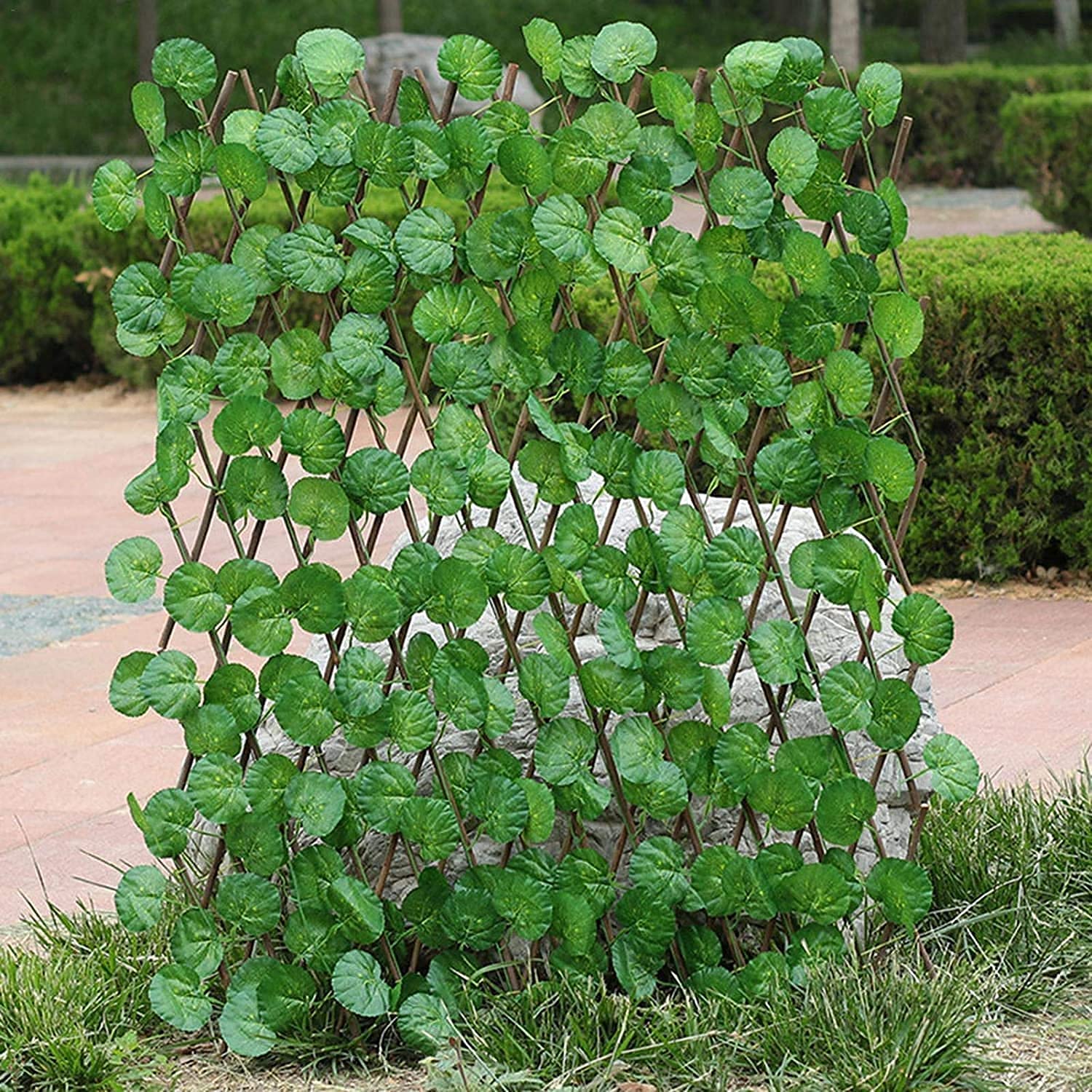 Malla De Ocultacion Jardin Ocultacion Jardin Vallas decorativas Pantalla de privacidad de jardín Panel de cercado Valla artificial de expansión falsa Paneles de seto de hoja de simulación Seto de m