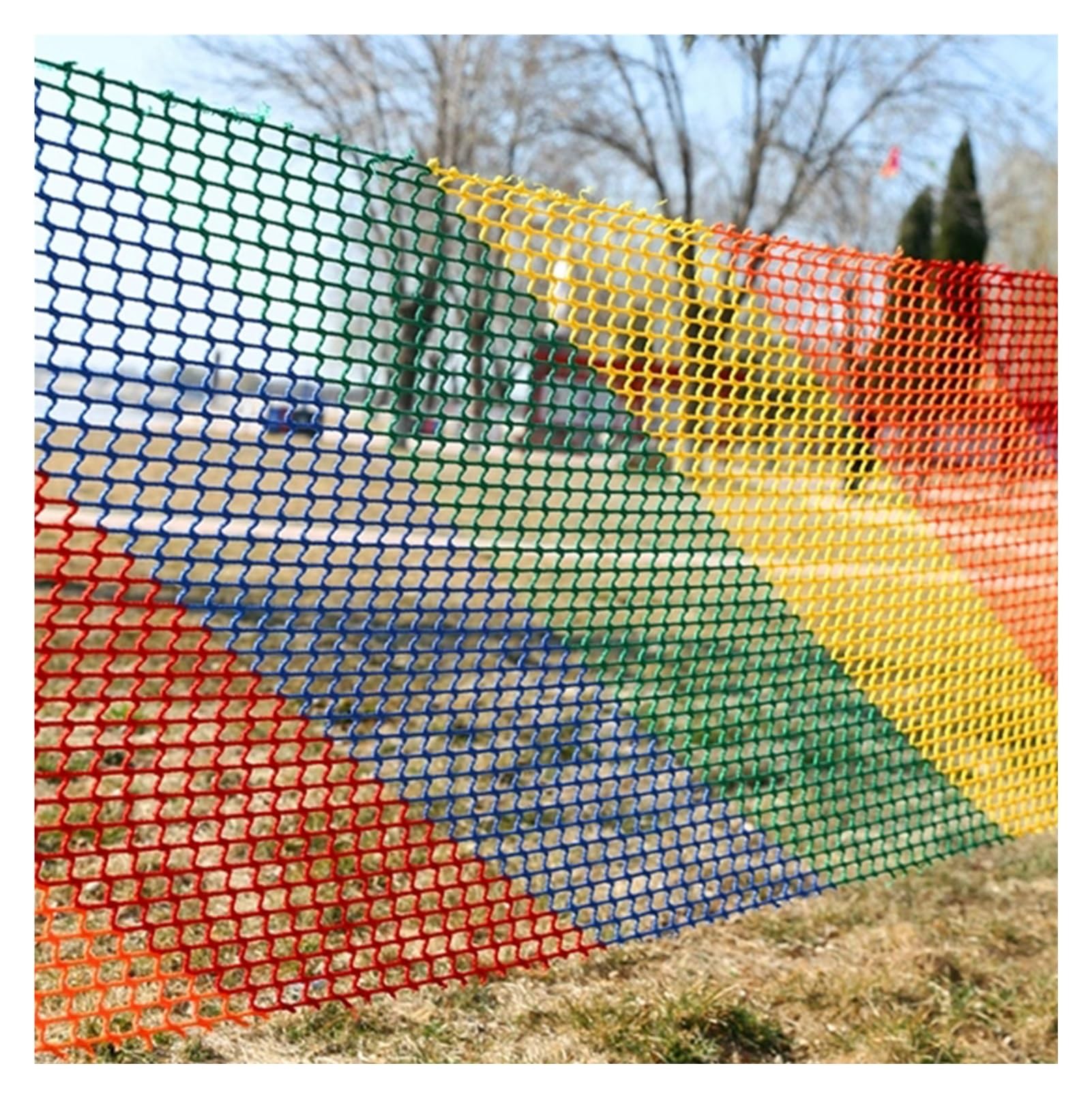 VXHCS Filet en Corde Polyester 4cm/4mm de Sécurité pour Balcon Nouvelle Clôture Protection des Plantes Élevage Volailles(0.8x8m/2.6x26.2ft)