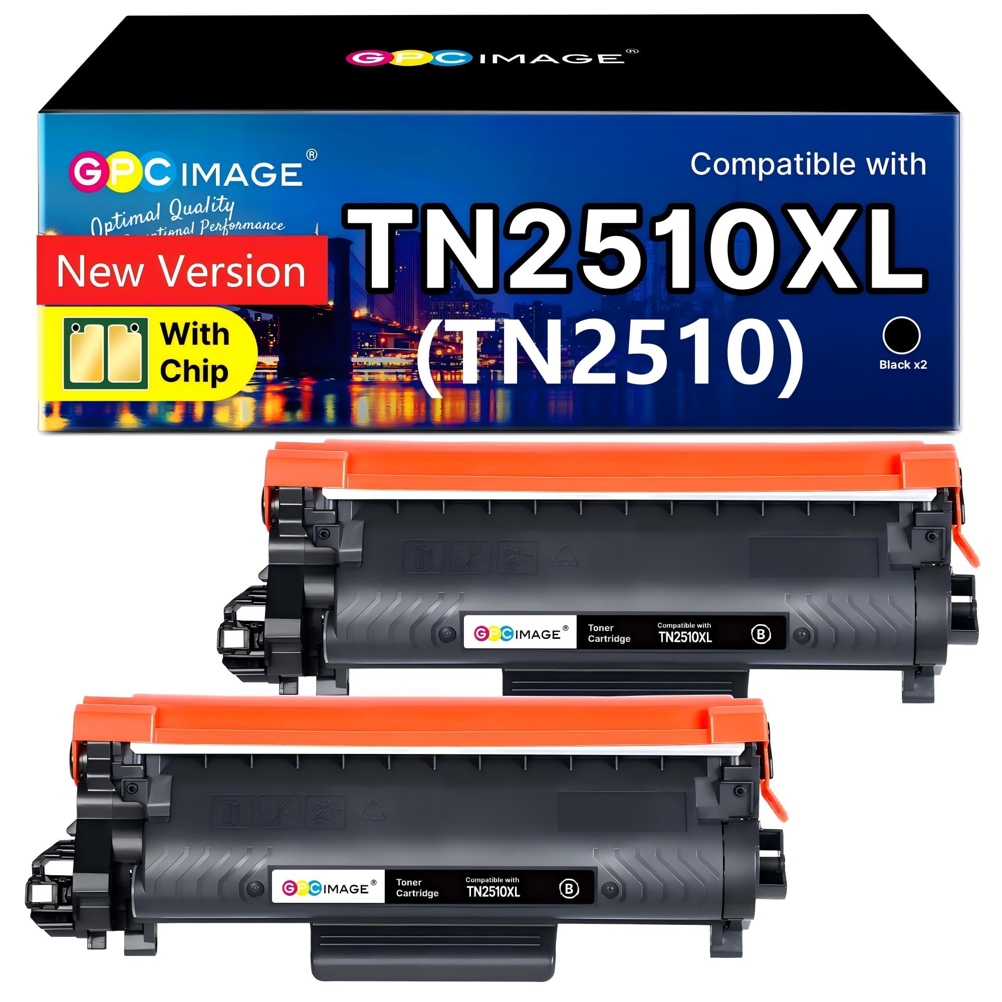TN2510XL TN2510 Kompatibel für Brother HL-L2400DWE TN-2510XL TN-2510 Toner | Kompatibel für Brother TN 2510XL 2510 XL, HL-L2400DW MFC-L2835DW MFC-L2800DW DCP-L2620DW MFC-L2860DWE DCP-L2627DW