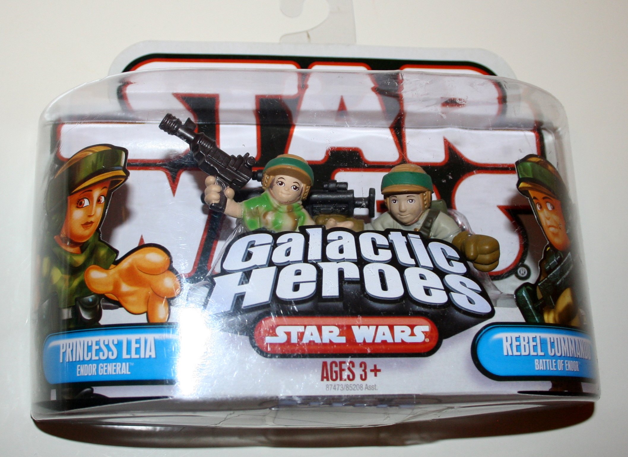 Star Wars Galactic Heroes Mini Figure 2-Pack Princess Leia & Rebel Commander [Battle of Endor]