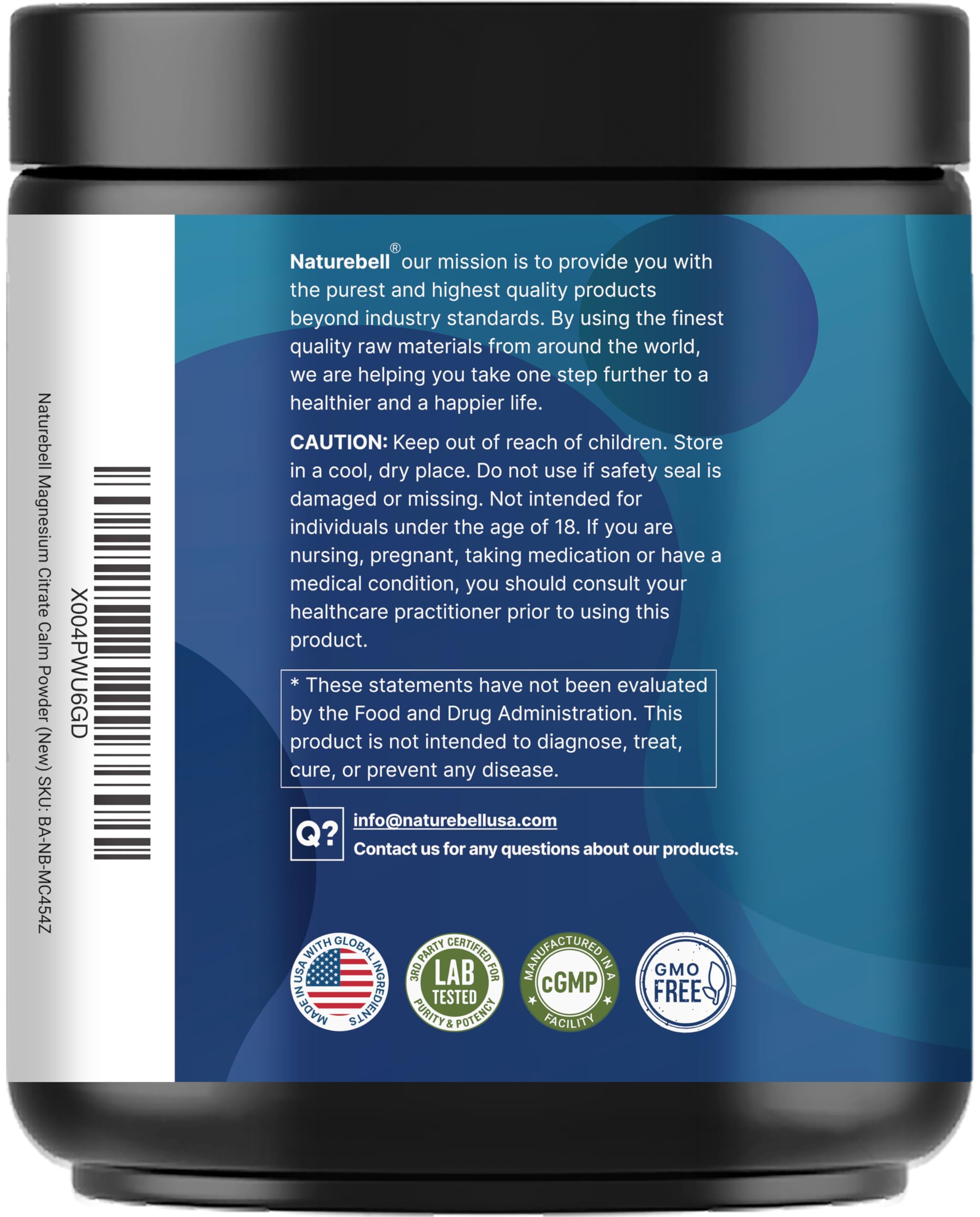Calm Magnesium Powder, 1lb | Drink Mix for Sleep, Muscle, Bone & Mood Support – Sugar Free Lemon Raspberry Flavor – Chelated Magnesium Citrate for High Absorption – Vegan, Non-GMO — Amazon image 7
