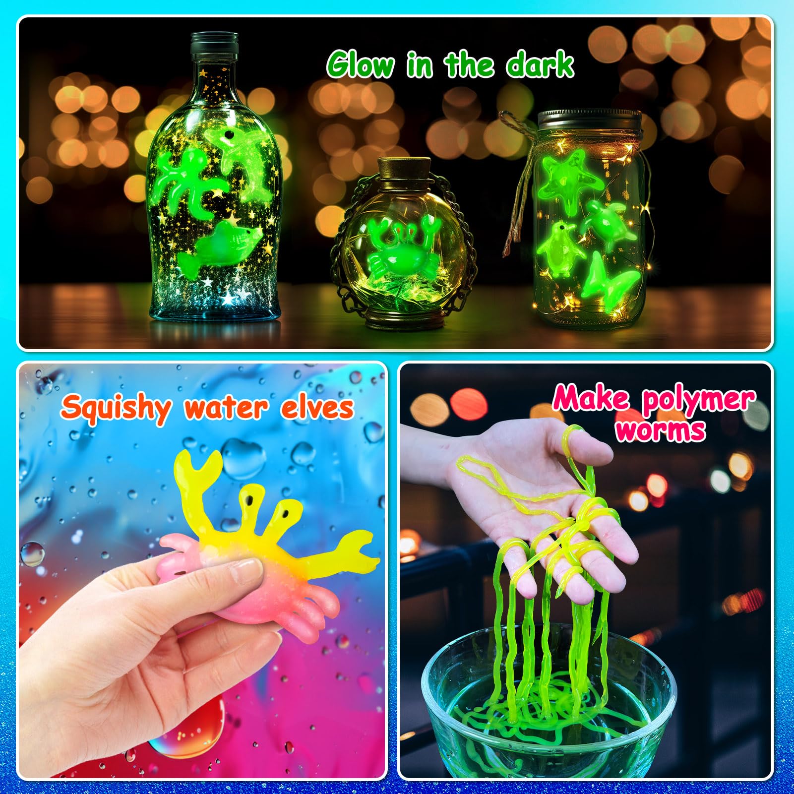 JOPSHEEN 20 Colori Magic Water Elf, Magico Acqua Fairy Gel per Bambini, Attivita Creative Bambino, DIY Giocattolo Fatto a Mano per Ragazzi e Ragazze