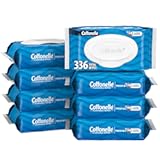 Cottonelle Fresh Feel Flushable Wet Wipes, Adult Wet Wipes, 8 Flip-Top Packs, 42 Wipes Per Pack (336 Total Wipes), Packaging May Vary