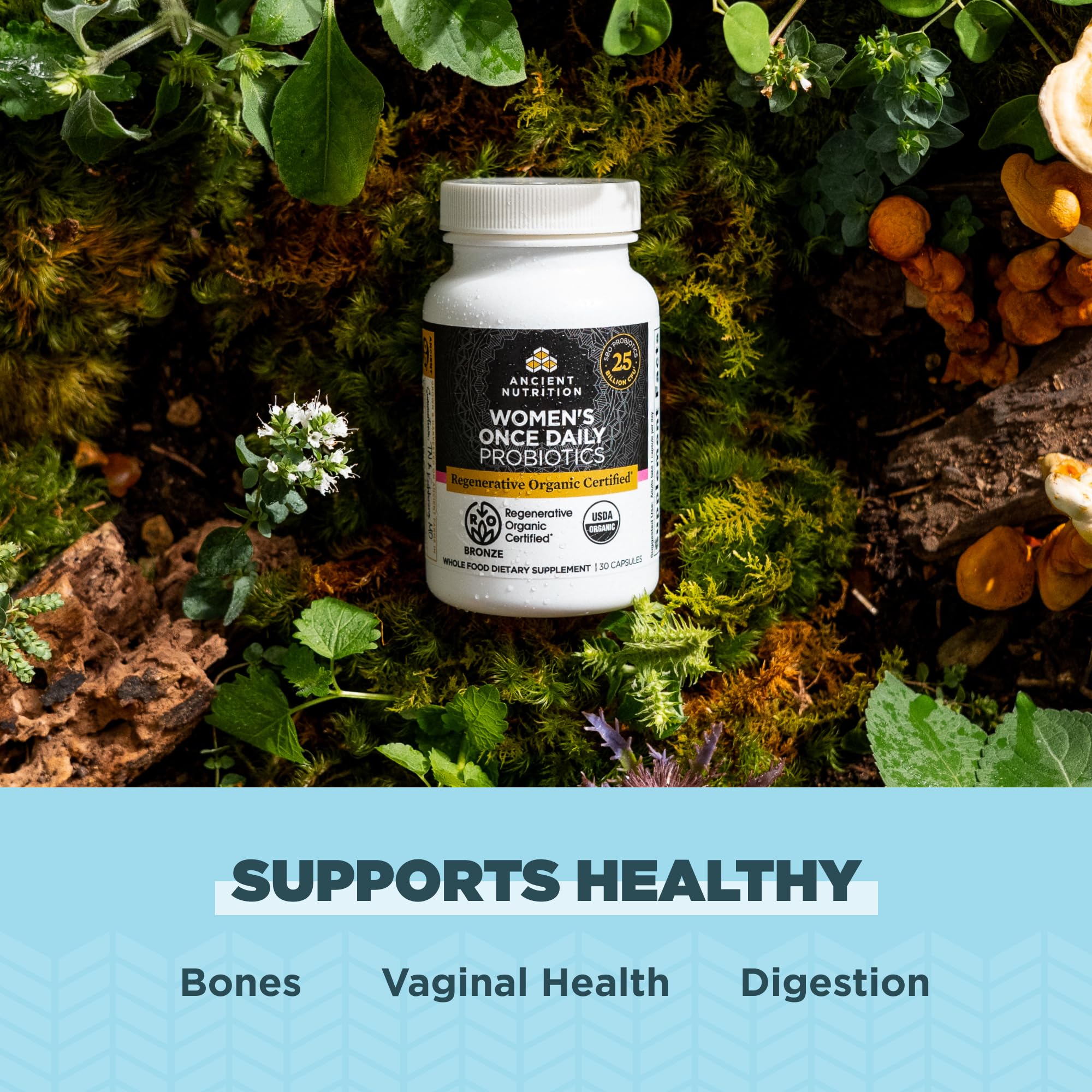 Ancient Nutrition Regenerative Organic Certified Probiotics for Women — Amazon image 4