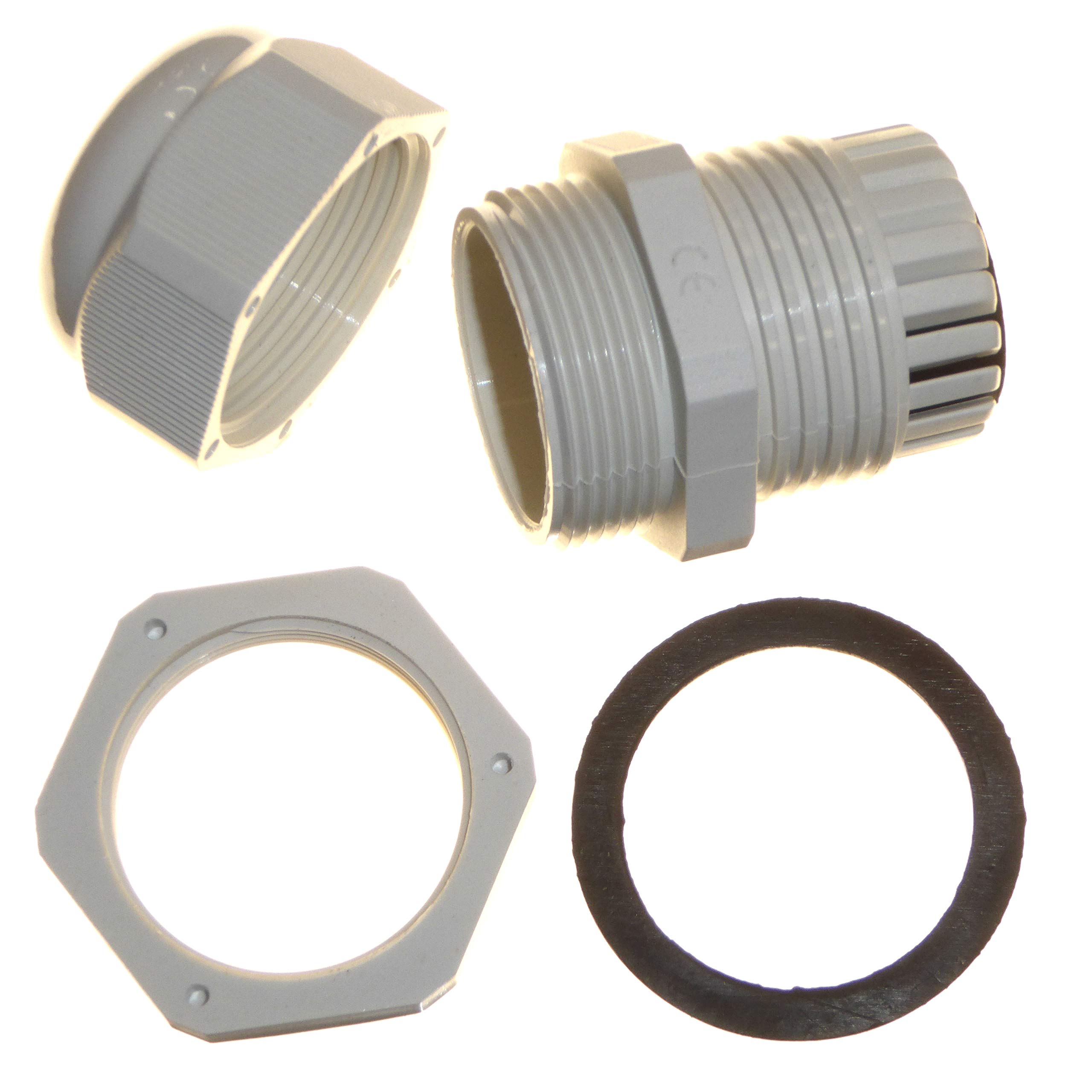 5 Pressacavi IP68 M32 Neri – Passacavo Impermeabile Per Cavo TRS