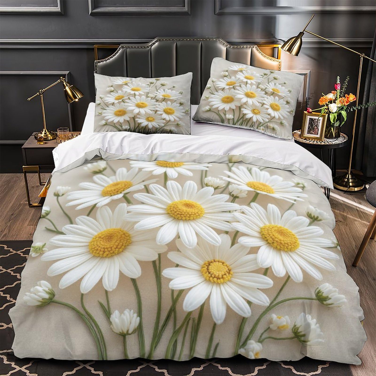 Housse de couette microfibre anti-acariens 3D pour en finir avec les allergies